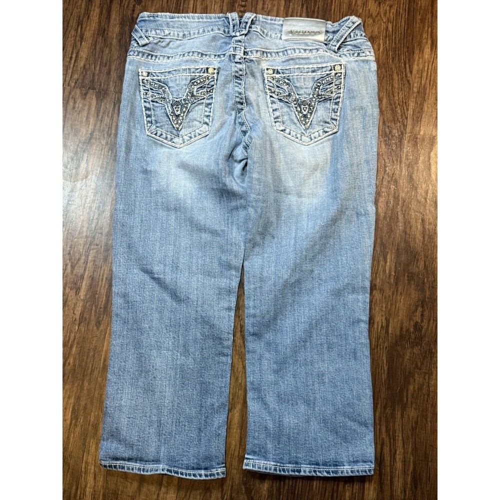 Vigoss Women’s Jean Capri 9/10 The Chelsea Light Wash - Picture 8 of 8